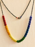 Rainbow Chainmail Necklace