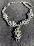 Diamond-Shaped Chainmail Necklace