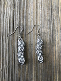 Lisa's Earrings (aluminum chainmail earrings)