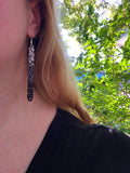 Long Ombré Chainmail Earrings
