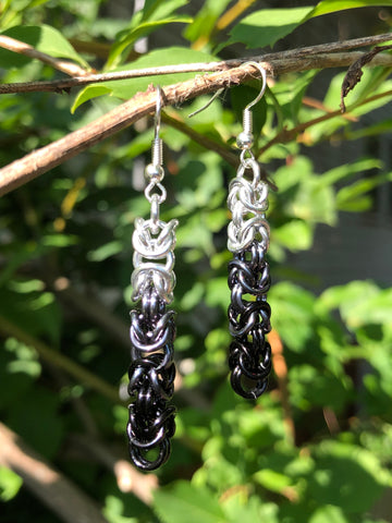 Ombré Chainmail Earrings