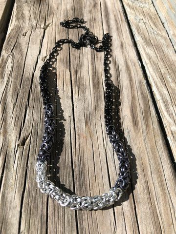 Ombré Chainmail Necklace